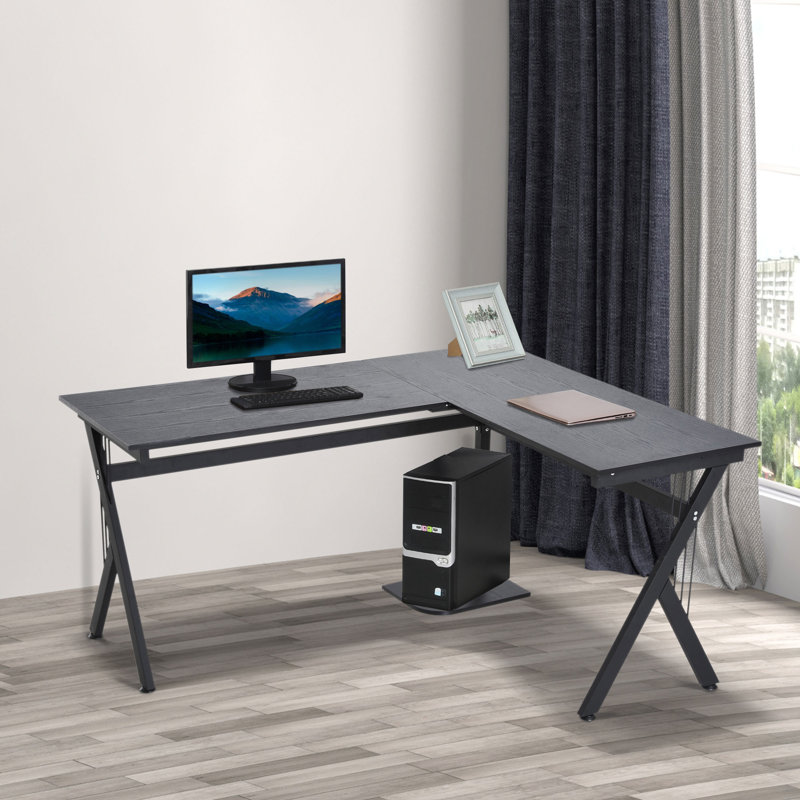 Ebern Designs Asraa LShape Computer Desk & Reviews Wayfair.co.uk